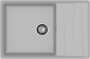 Кухонная мойка Granfest Level LV-760L серый 76х50 цвет серый поверхность матовая