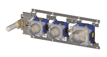 Душевая система Paffoni Modular Box KITMB000NO встраиваемая в стену с термостатом