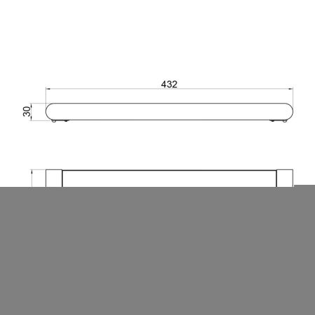 Полка в ванную комнату Timo Saona 13072/20