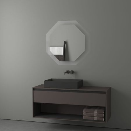 Зеркало с подсветкой Evoform Ledshine BY 2505 80х80 подвесное