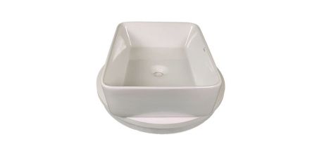 Тумба с раковиной Sintesi STL.W7013_SIN-LVB-APP-401 60х60 подвесная цвет белый