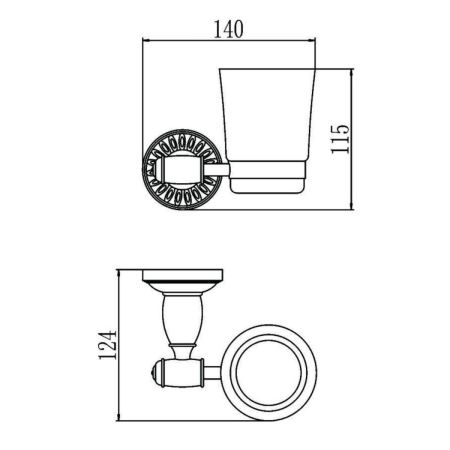 Стакан Savol S-006658H
