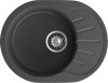 Кухонная мойка Granfest Rondo R-580L графит 58х45 цвет графит поверхность матовая