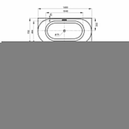 Ванна акриловая Wellsee Collaro Mini 288705000 140х70 пристенная асимметричная с ножками