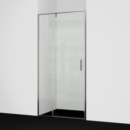 Душевая дверь WasserKRAFT Spree 14P 14P05 120х200 стекло прозрачное профиль никель