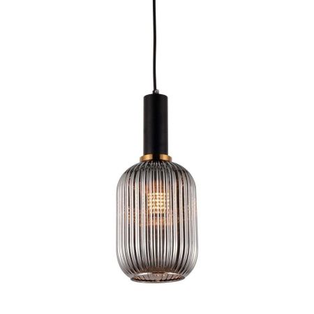Светильник подвесной Lumina Deco Rico (Рицо) LDP 1218-1 GY+BK