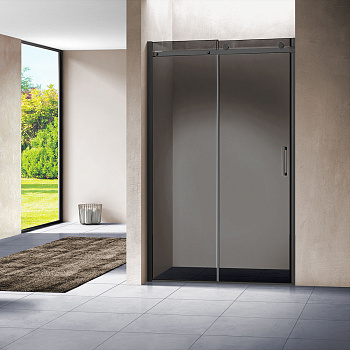 Душевая дверь Vincea Como VPS-1C120CGB 120х195 стекло тонированное профиль черный