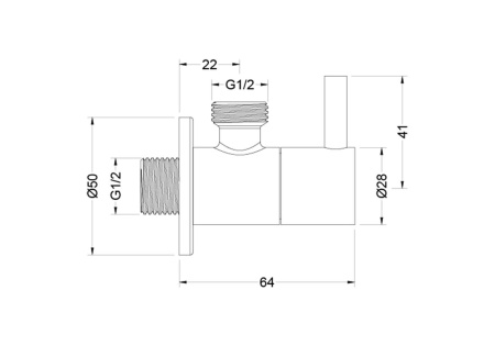 Переходник угловой Aquatek AQ2452MB