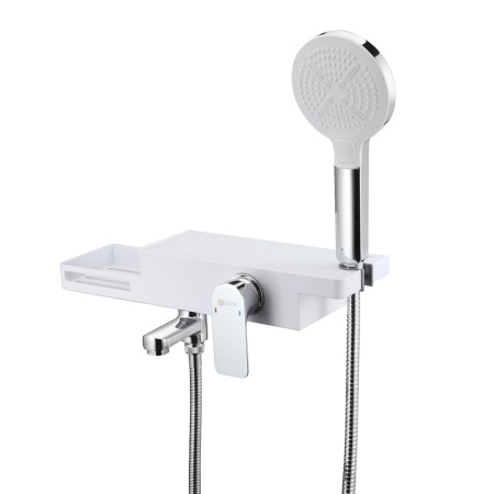 Смеситель для ванны LeMark Unibox LM6914CW настенный хром