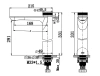 Смеситель Arrow AMP11872-1BC на раковину черный
