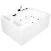 Ванна акриловая гидромассажная Gemy G9061 K R 180х120 пристенная прямоугольная с каркасом