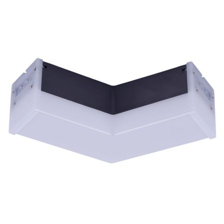 Линейный модульный светильник L-образный Uniel ULO ULO-N11L-8W/6500K/120D IP40 BLACK