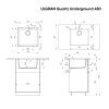 Кухонная мойка Ulgran Quartz Under 450-01 50х45 цвет белый