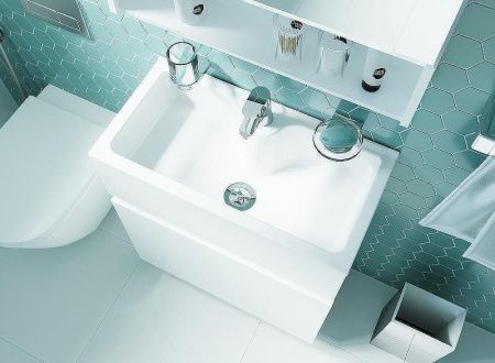 Тумба с раковиной 1MarKa Mira У83301 60х30 напольная цвет белый