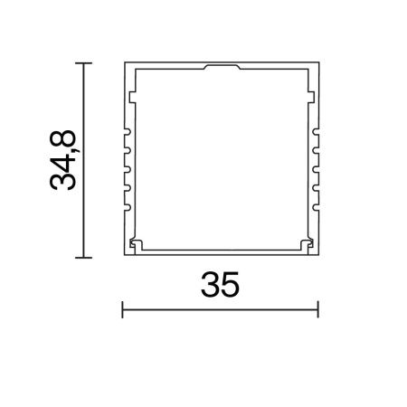 Алюминиевый профиль накладной Maytoni Led Strip 631008