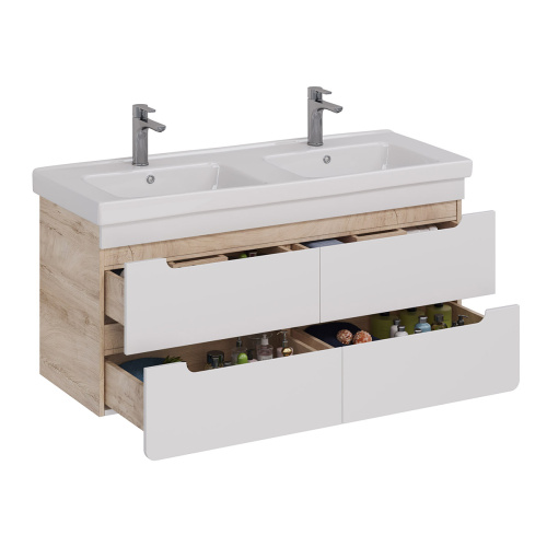 Тумба под раковину LeMark Olivia LM08OL125T 120х44,5х54 подвесная - фото 2