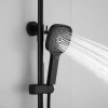 Душевая стойка Shevanik S8236H настенная цвет черный