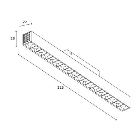 Трековый магнитный светильник Hesby Lighting ElDeko (ЕлДеко) HSBL_0148