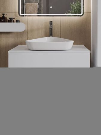 Тумба с раковиной Orange Line Li-80TuwMDF+B07-500W 80х50