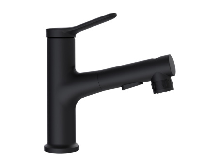 Смеситель BelBagno BB-LVMD-NERO-W0 на раковину черный матовый