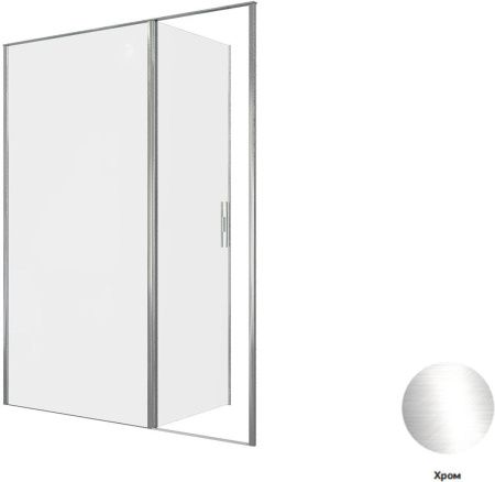 Душевая дверь Allen Brau Priority 3.31037.00 160х200 стекло прозрачное профиль хром