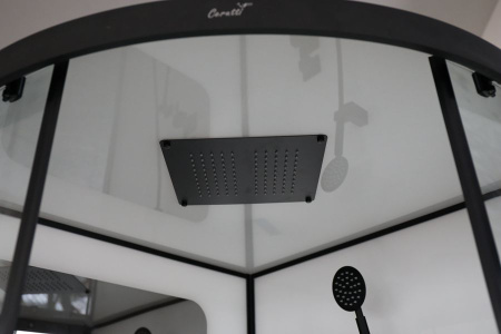Душевая кабина Cerutti SPA VIVA91B 90х90 четверть круга с крышей ориентация универсальная