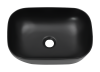 Раковина мебельная из сантехнического фаянса Melana 320328MB-805 50х30 накладная цвет черный