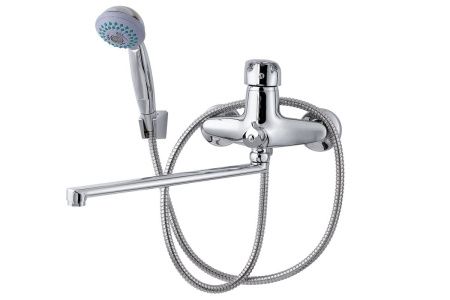 Cмеситель для ванны и душа TSARSBERG TSB-950-1177 настенный хром