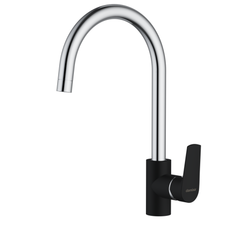 Смеситель для кухни Damixa Origin Balance 790720000 на мойку черный/хром