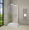 Душевой уголок Cerutti SPA GLORIA120 120х80 стекло прозрачное профиль хром без поддона