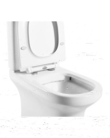 Унитаз напольный с бачком Agger AT04000 белый с сиденьем микролифт безободковый смыв торнадо