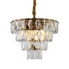 Люстра подвесная Delight Collection Amazone (Амазоне) KG1113P-7 brass/clear