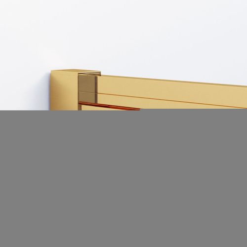 Душевой уголок Ambassador Royal 18015301 120х80 стекло с рисунком профиль золото без поддона - фото 4