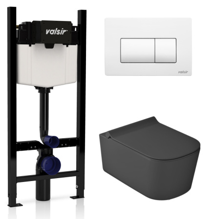 Комплект унитаз с инсталляцией Valsir KIT VSWM 5486NEMT Slim P1