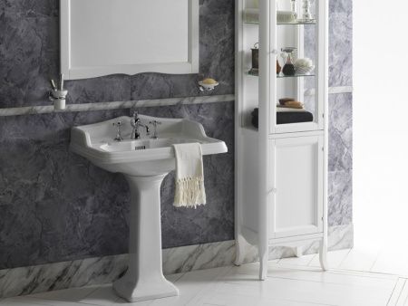 Раковина из сантехнического фаянса Simas AR 824 bia 1 hole 70х50 подвесная цвет белый