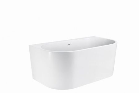 Ванна акриловая Art&Max Messina AM-MESSINA-1700-870 170х90 пристенная овальная