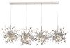 Люстра подвесная Crystal Lux Garden (Гарден) GARDEN SP3х4 L1600 CHROME