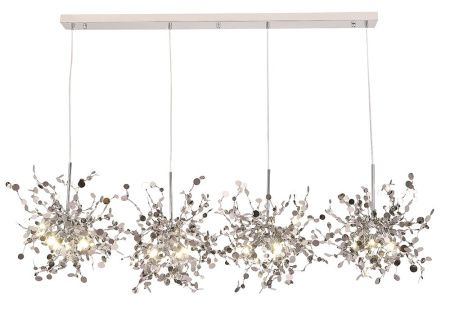 Люстра подвесная Crystal Lux Garden (Гарден) GARDEN SP3х4 L1600 CHROME