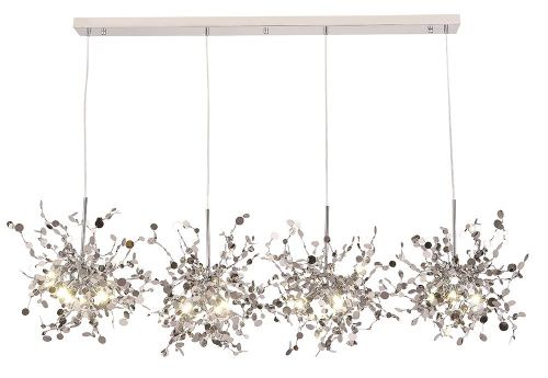 Люстра подвесная Crystal Lux Garden (Гарден) GARDEN SP3х4 L1600 CHROME - фото 2