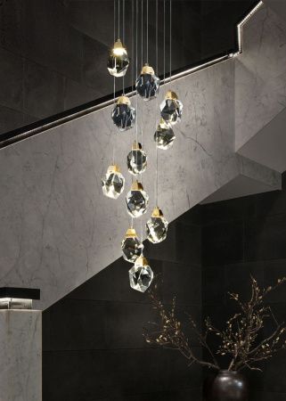 Светильник подвесной Delight Collection Crystal rock (Црыстал роцк) MD-020B-11 gold
