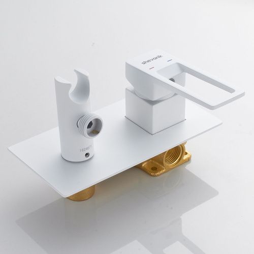 Гигиенический душ со смесителем Shevanik S6805C белый - фото 5