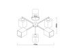 Люстра на штанге Arte Lamp Merci (Мерци) A4185PL-6BK