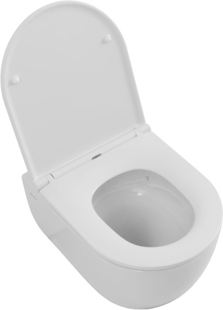 Чаша унитаза подвесная Allen Brau Priority Tornado 4.31009.20 цвет белый без сиденья безободковая душевой смыв