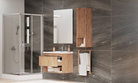 Зеркало Aquaton Альма 1A287802A3010 80х100 подвесное