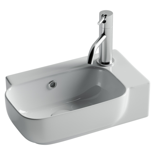 Раковина Ceramica Nova ELEMENT 40 см CN6074L подвесная цвет белый - фото 2