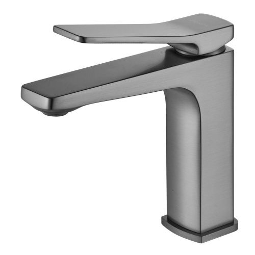 Смеситель Shevanik S4601T на раковину оружейная сталь - фото 2