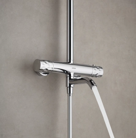 Душевая стойка Arrow AG3317SHU1CP настенная цвет хром с термостатом