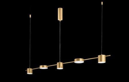 Светильник подвесной Crystal Lux Tristan (Тристан) TRISTAN SP5 L1200 GOLD