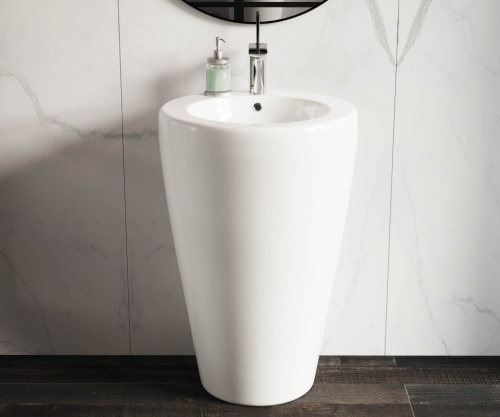 Раковина Ceramica Nova 850 55 см CN1807 напольная цвет белый - фото 4