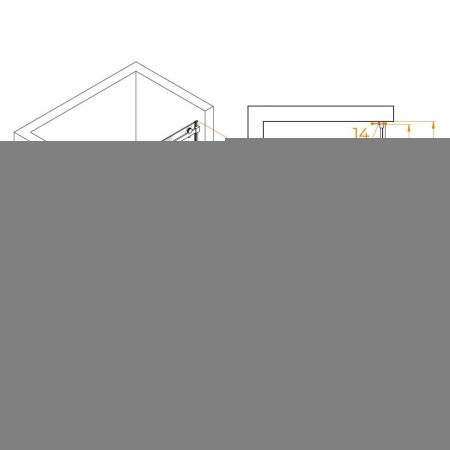 Душевая дверь RGW Tornado 02071413-11 130х195 стекло прозрачное профиль хром